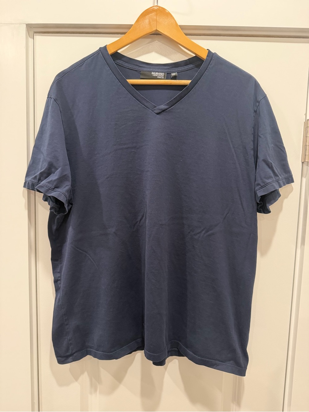 Murano Navy V-Neck Men's T-Shirt XXL